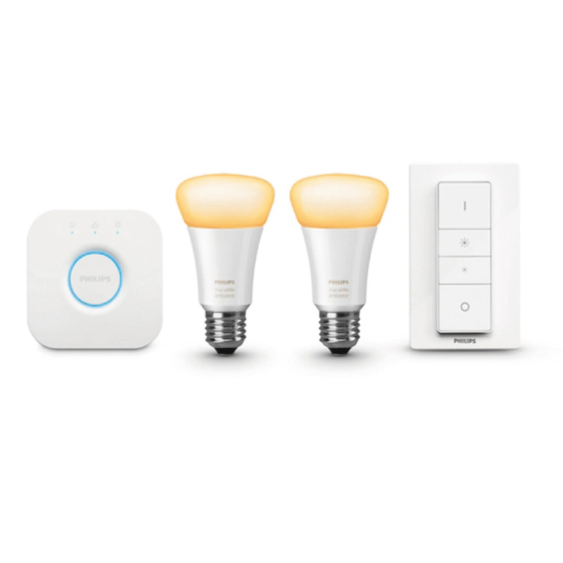 Philips HUE White Ambiance LED Smart Bulb – Starter Kit - إضاءة